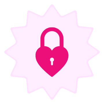 Pink Heart Lock